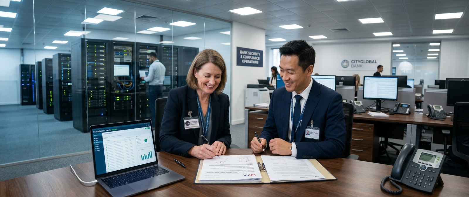 Bank passes regulator access-control audit with complete permission-change history