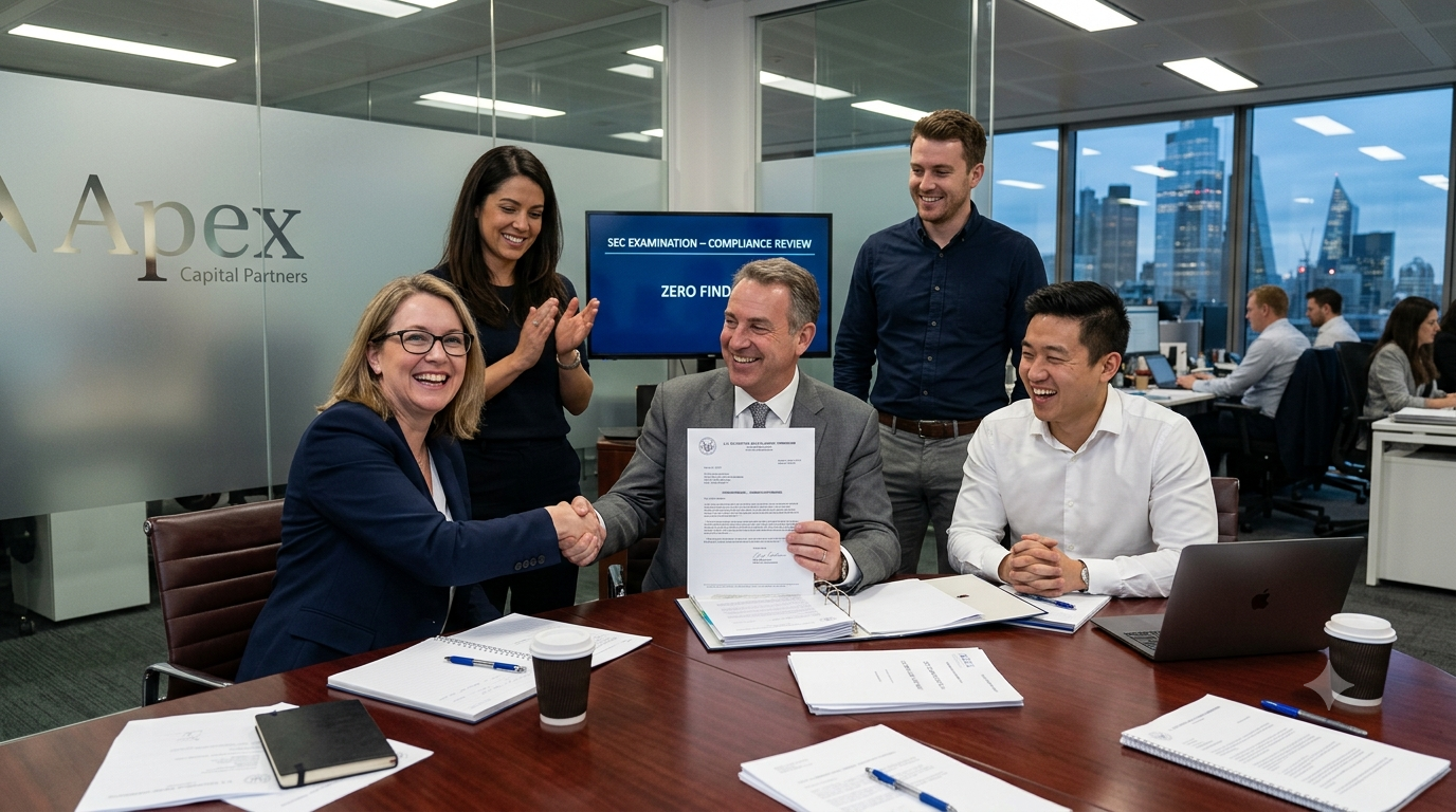 Investment firm passes SEC examination with zero findings