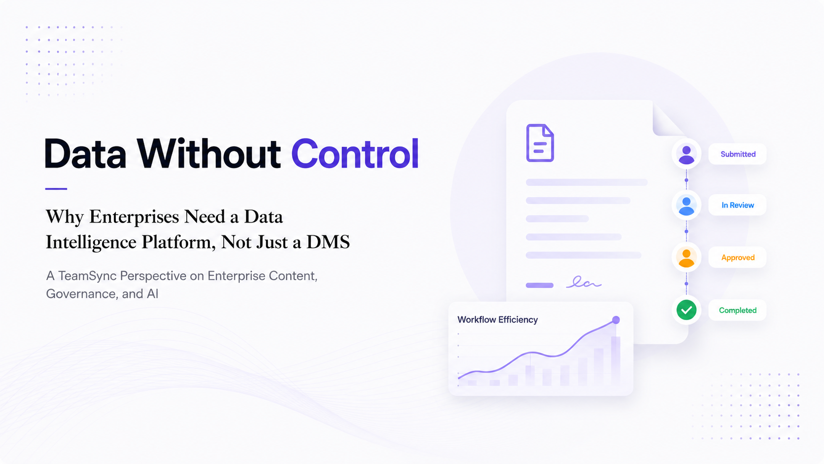 Data Without Control